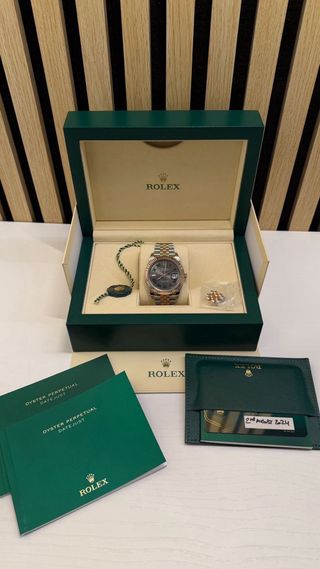 Rolex Datejust Wimbledon Dos Tonos