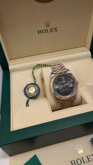 Rolex Datejust Wimbledon Dos Tonos
