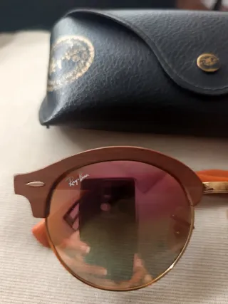 Gafas Ray-Ban Polarizadas Marrones y Rosas