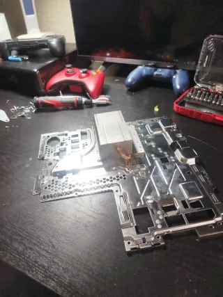 Placa Metal + Disipador PS4 Fat