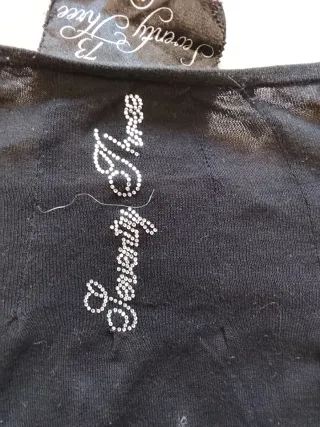 Jersey Lovely Three negro talla única