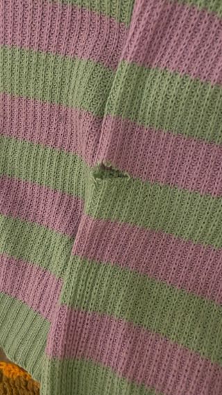 Conjunto mujer talla 44 verde y morado