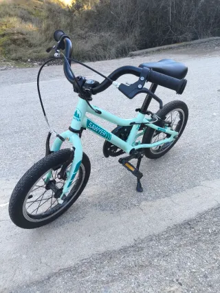 Bicicleta infantil Sawyer 14 verde menta