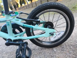 Bicicleta infantil Sawyer 14 verde menta