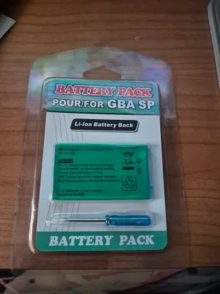 Batería Li-ion para Game Boy Advance SP