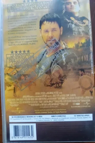 VHS Gladiator Película Original Español