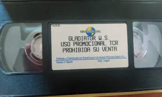 VHS Gladiator Película Original Español