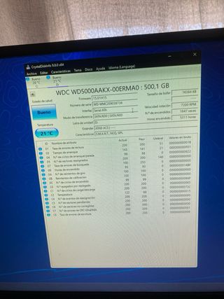 Disco Duro WD 500GB SATA HDD