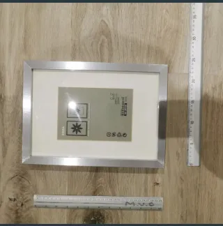 Marco de fotos IKEA RIBBA plateado