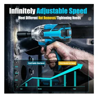 Llave de Impacto Eléctrica Inalámbrica