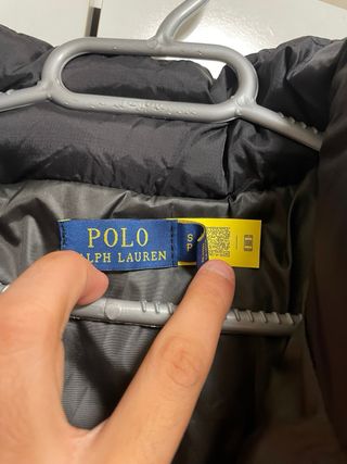 Abrigo Polo Ralph Lauren Negro nuevo talla S