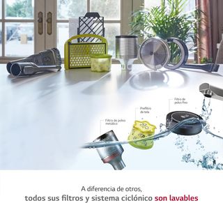 Aspirador Escoba LG A9K-CORE2S Kompressor 200W