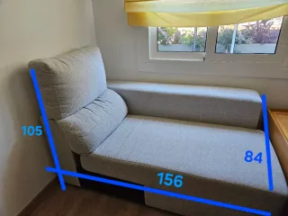 Diván / Chaise longue muy cómodo y con almacenaje