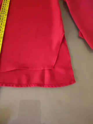 Camisa Mango Roja Manga Larga