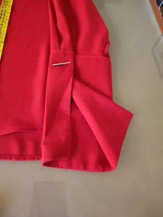 Camisa Mango Roja Manga Larga
