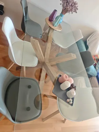 ✨ Mesa de comedor grande y moderna ✨ (100x200 cm)