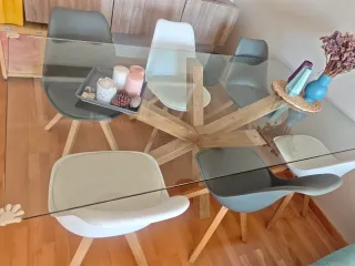 ✨ Mesa de comedor grande y moderna ✨ (100x200 cm)