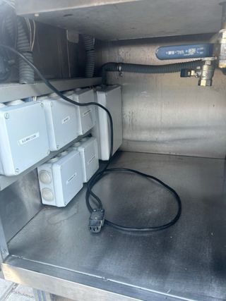 Puesto de acero inoxidable