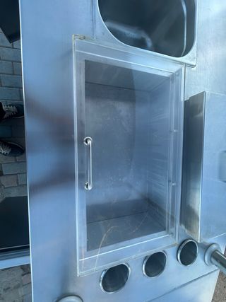 Puesto de acero inoxidable