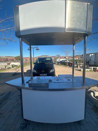 Puesto de acero inoxidable