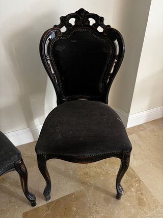 Juego de 2 Sillas Antiguas Madera.