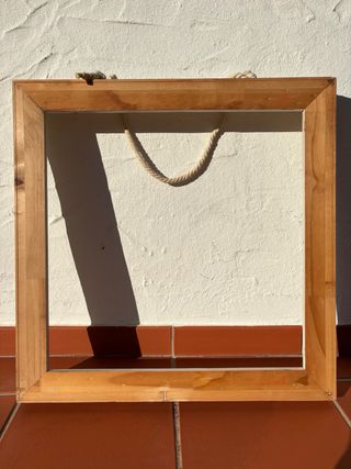 Marco de madera rústico