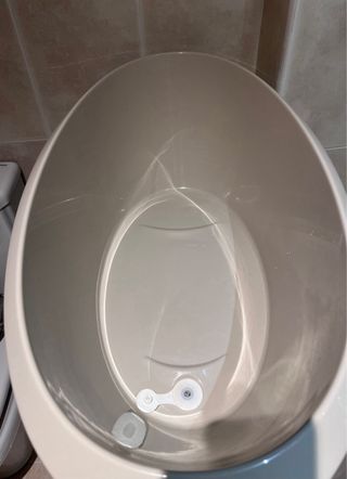 Bañera bebé Luma bicolor beige y gris