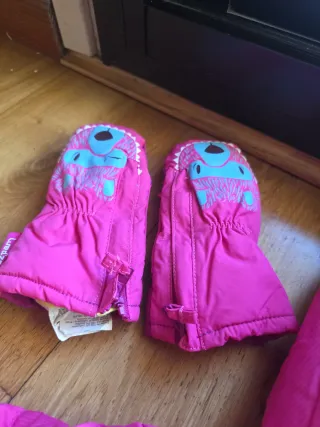 Conjunto infantil esquí rosa