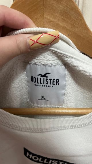 Sudadera Hollister Blanca