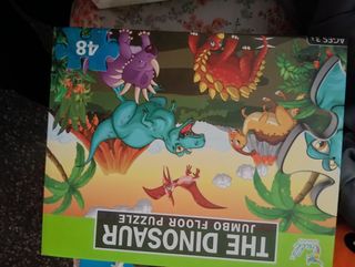 Puzzle de granja y otro dinosaurios