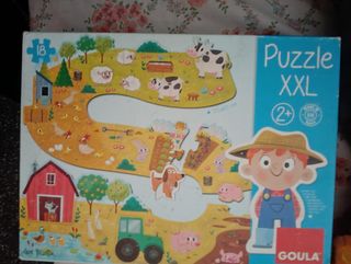 Puzzle de granja y otro dinosaurios