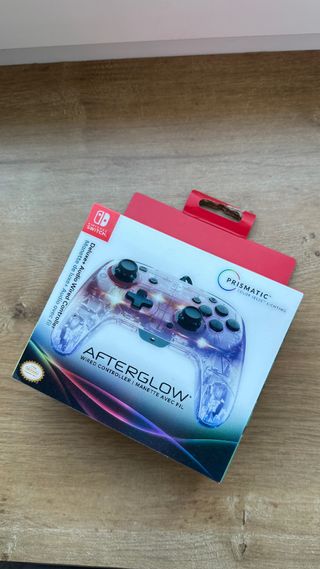 Mando Nintendo Switch transparente LED