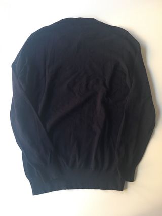 Jersey Zara Manga Larga Negro Talla S