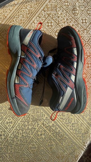 Zapatillas Salomon Montaña Azul/Rojo