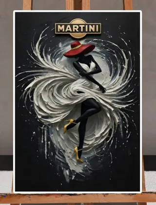 Poster A3 Martini Donna
