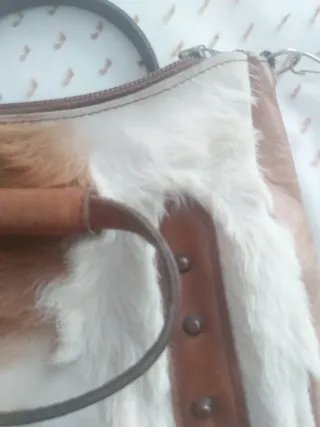 Bolso de cuero de vaca