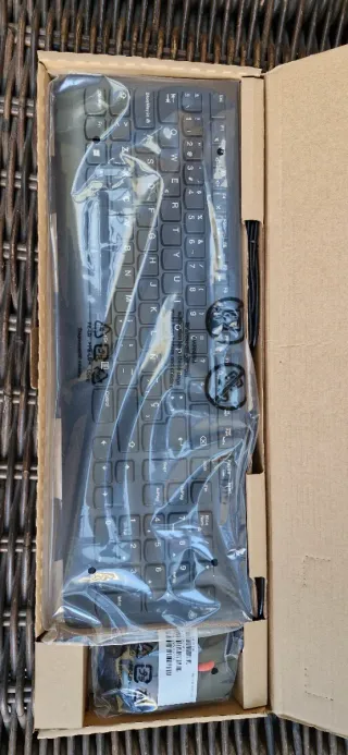 Kit Teclado y Ratón Lenovo Negro