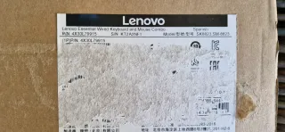 Kit Teclado y Ratón Lenovo Negro