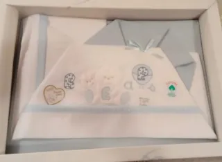 Set lenzuola cotone carrozzina/navicella