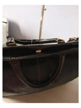 Borsa Mirage vera pelle nera