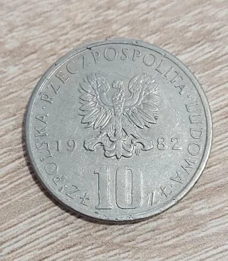Polonia 10 Zlotych 1982 Moneda