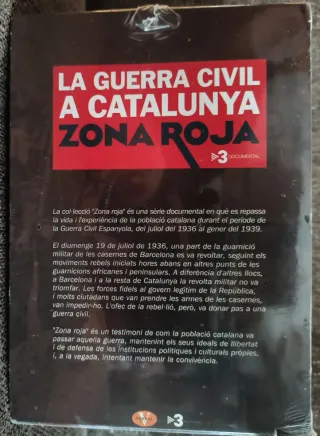 DVD La Guerra Civil a Catalunya Zona Roja