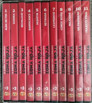 DVD La Guerra Civil a Catalunya Zona Roja