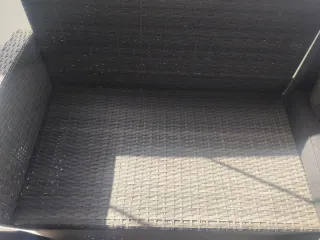 Sofá de exterior gris