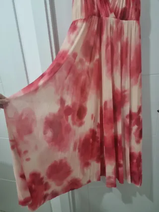 Vestido largo estampado