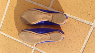 Manoletinas Cyrillus azul eléctrico terciopelo