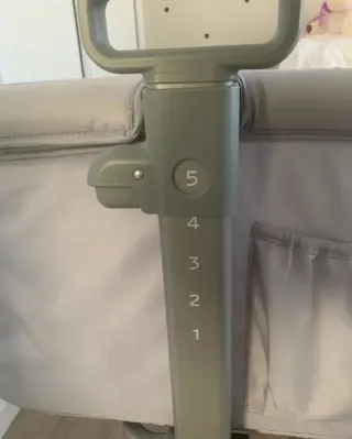 Cuna colecho Kinderkraft gris