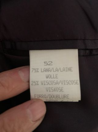 Chaqueta de lana gris