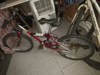 Bicicleta infantil roja
