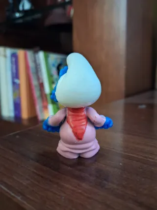 Figura Abuela Pitufina PVC Rara Bootleg